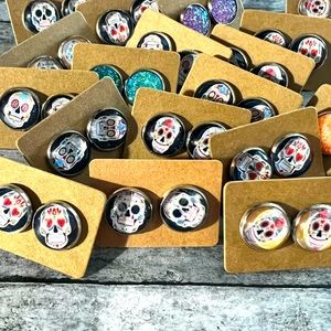 Sugar skulls Earstuds